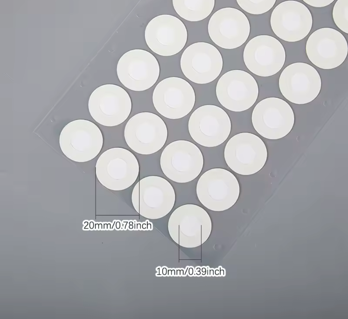 Synthetic Filter Paper Stickers 20 Mm Filter Disc Mushroom Applied Under Wide Mouth Jar Lid For Mushroom Cultivation